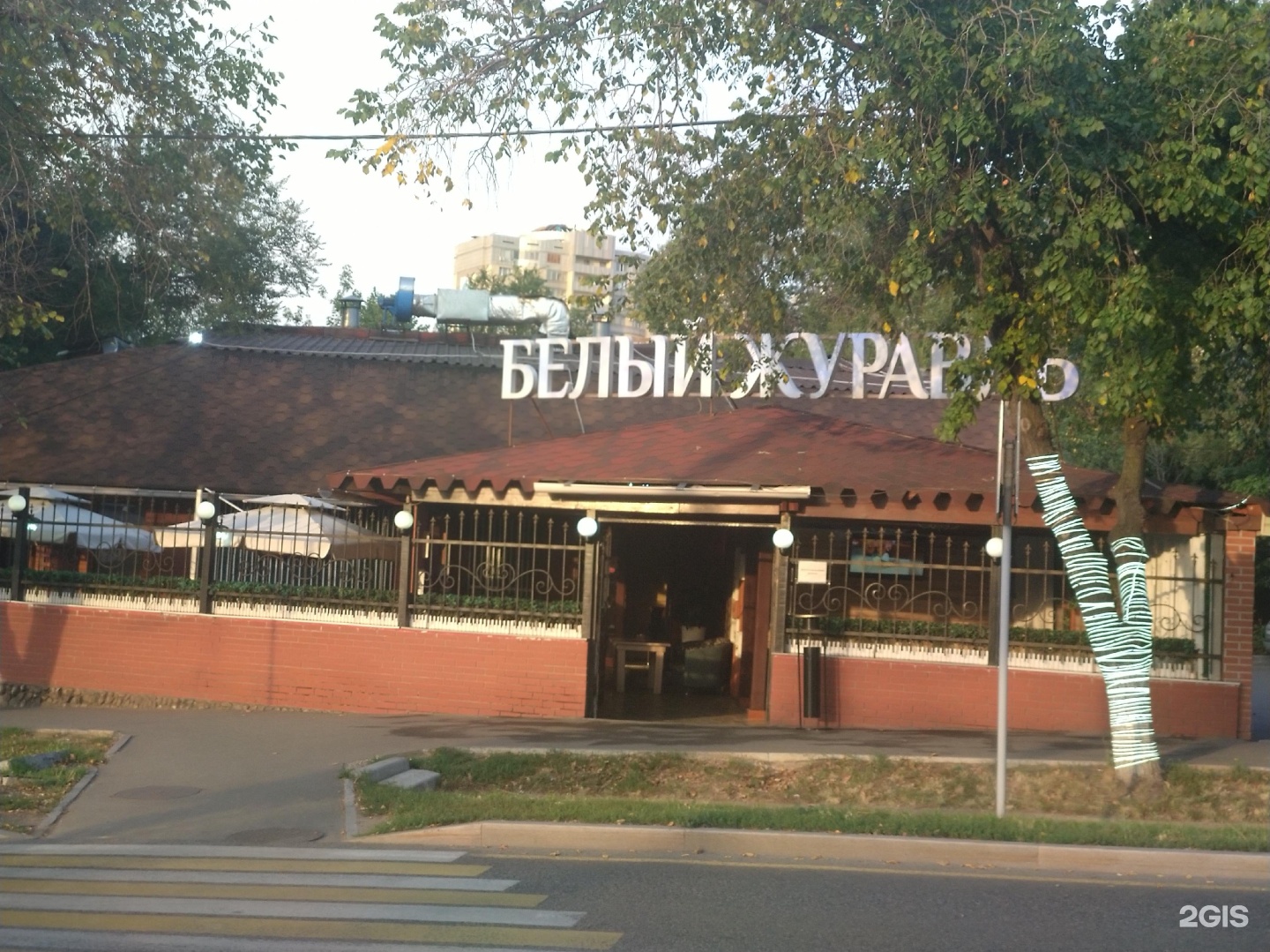кафе белый журавль