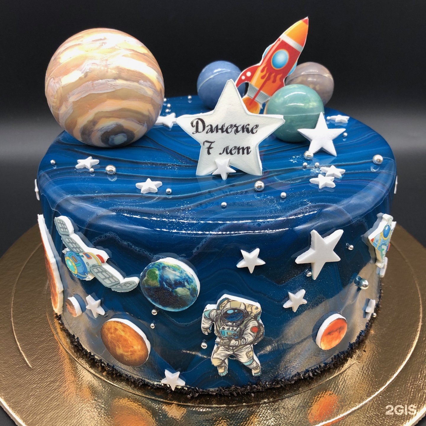 Торт мальчику 12 лет в стиле космос