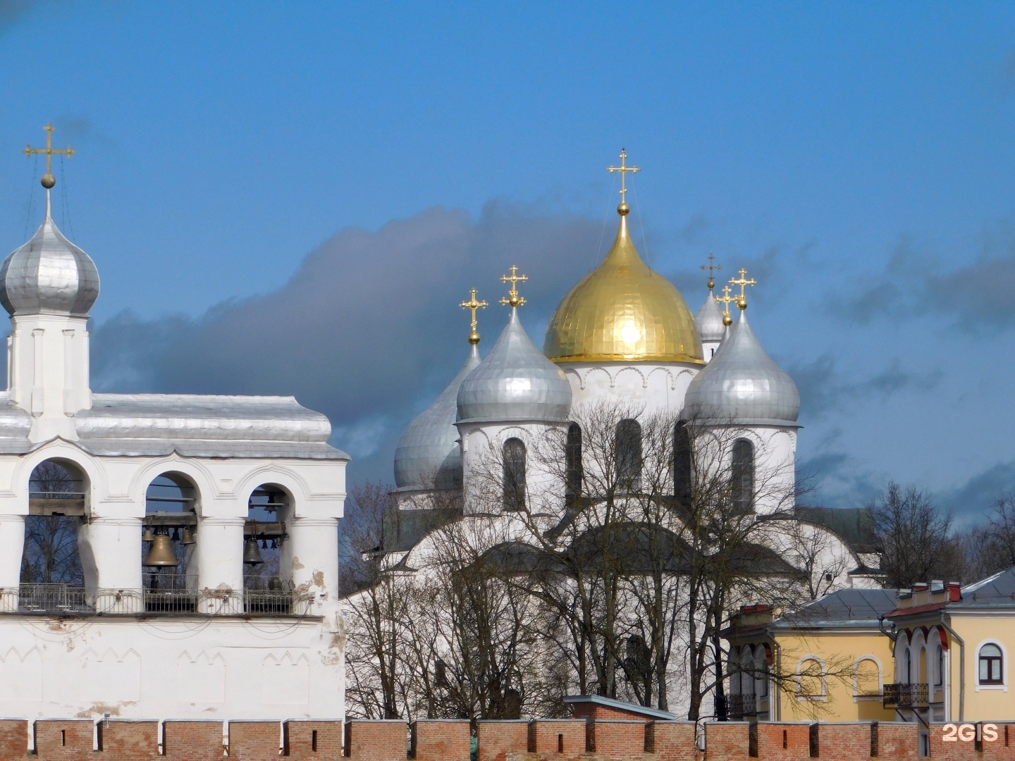 софийский собор в новгороде черно белое