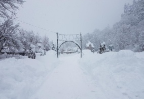 Отель Снежинка в Домбае