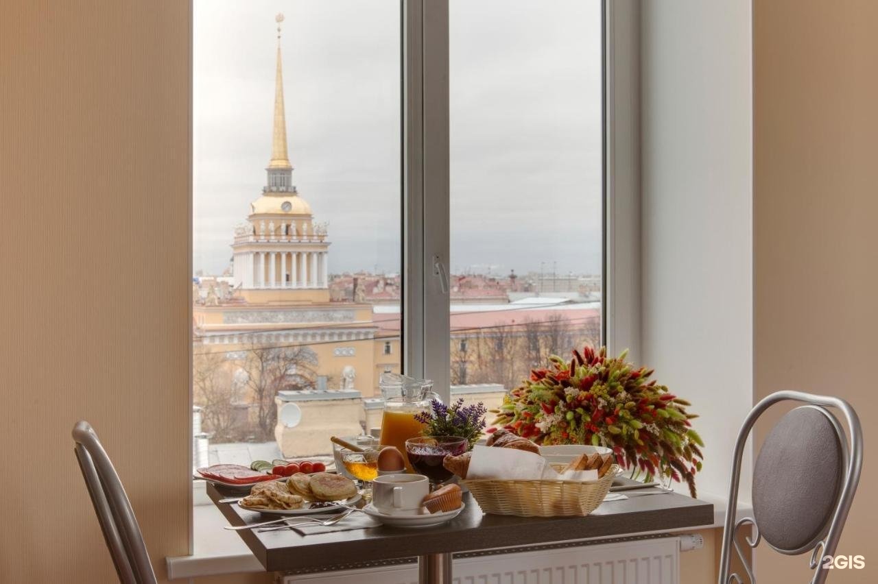 Соло панорама Дворцовая площадь отель Санкт-Петербург