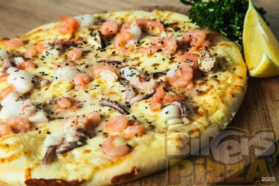 Bikers pizza. Пицца морская. Байкерс пицца Пермь. Пицца с мидиями Пермь. Байкерс пицца Пушкина 80.