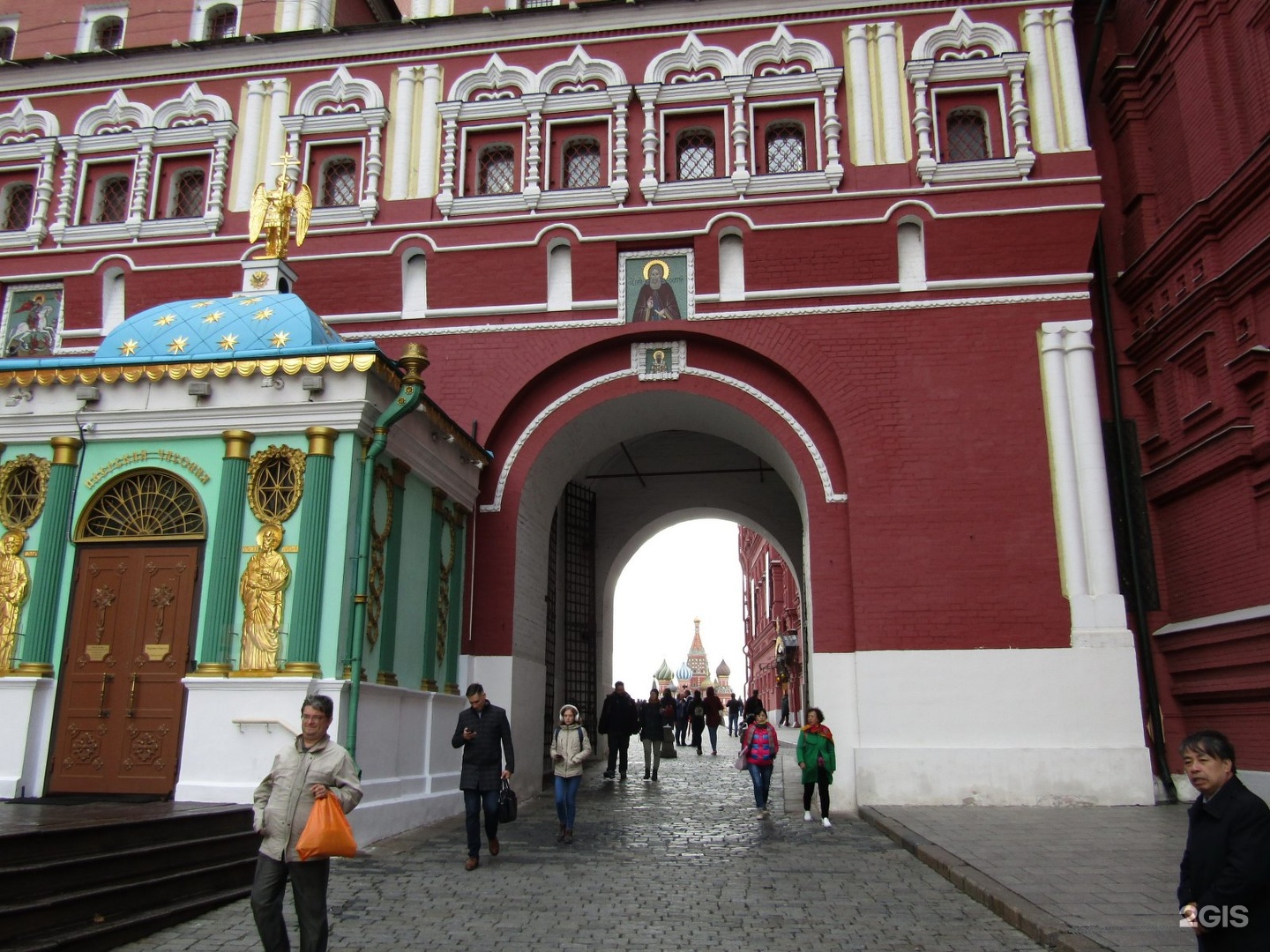 иверские ворота на красной площади