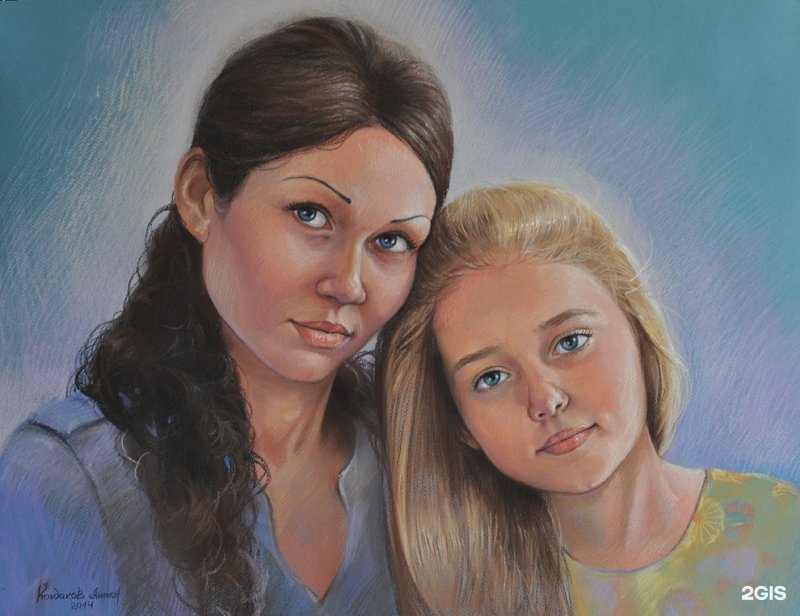 Двойной портрет матери и ребенка