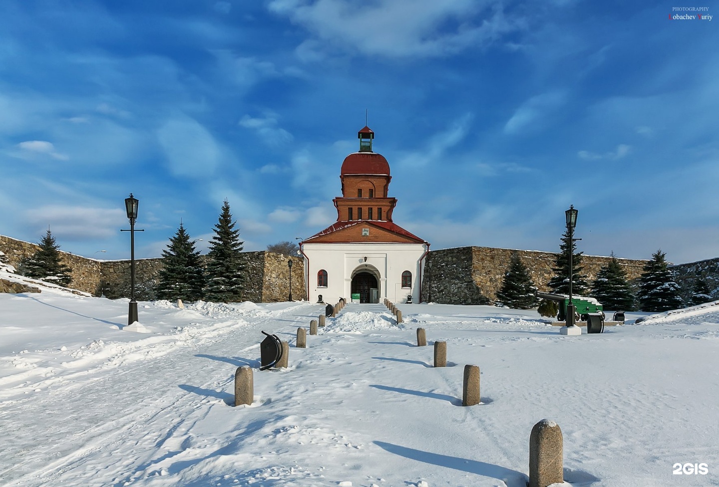 кузнецкая крепость зимой