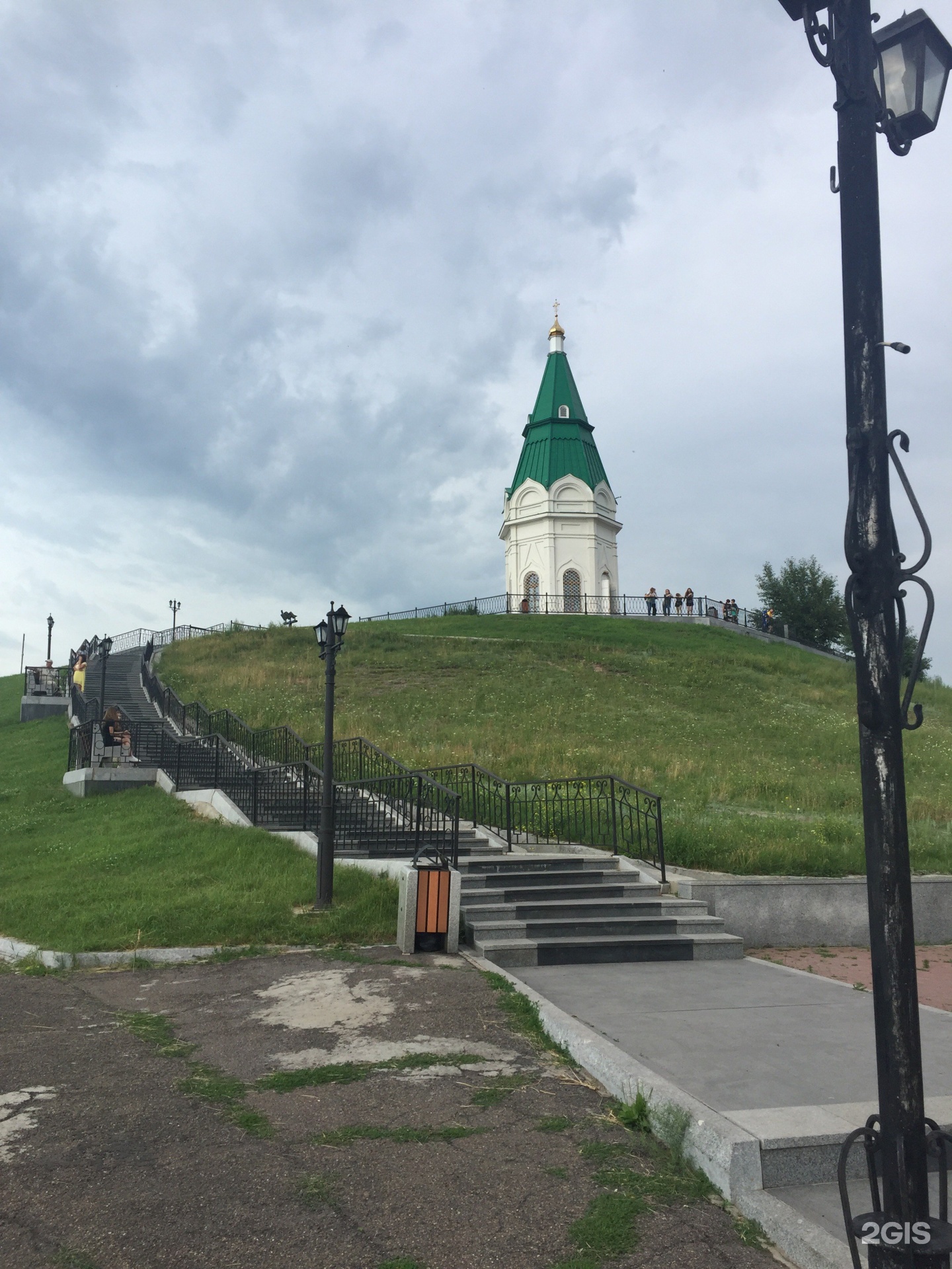 Красноярск часовня Параскевы пятницы панорама города