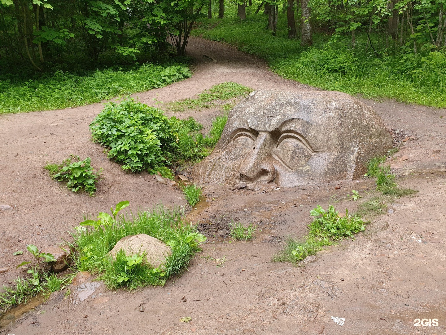 каменная голова в санкт петербурге