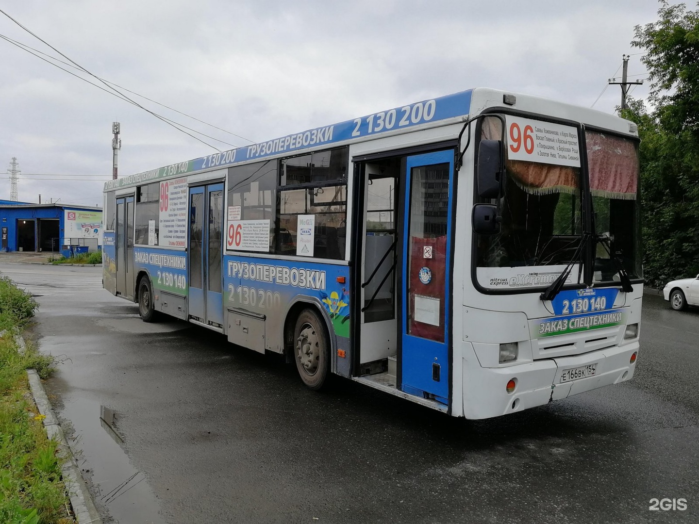 Карта автобус 96 новосибирск