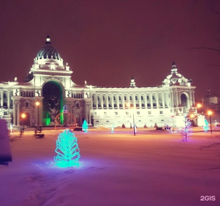 Дворец земледельцев зимой казань