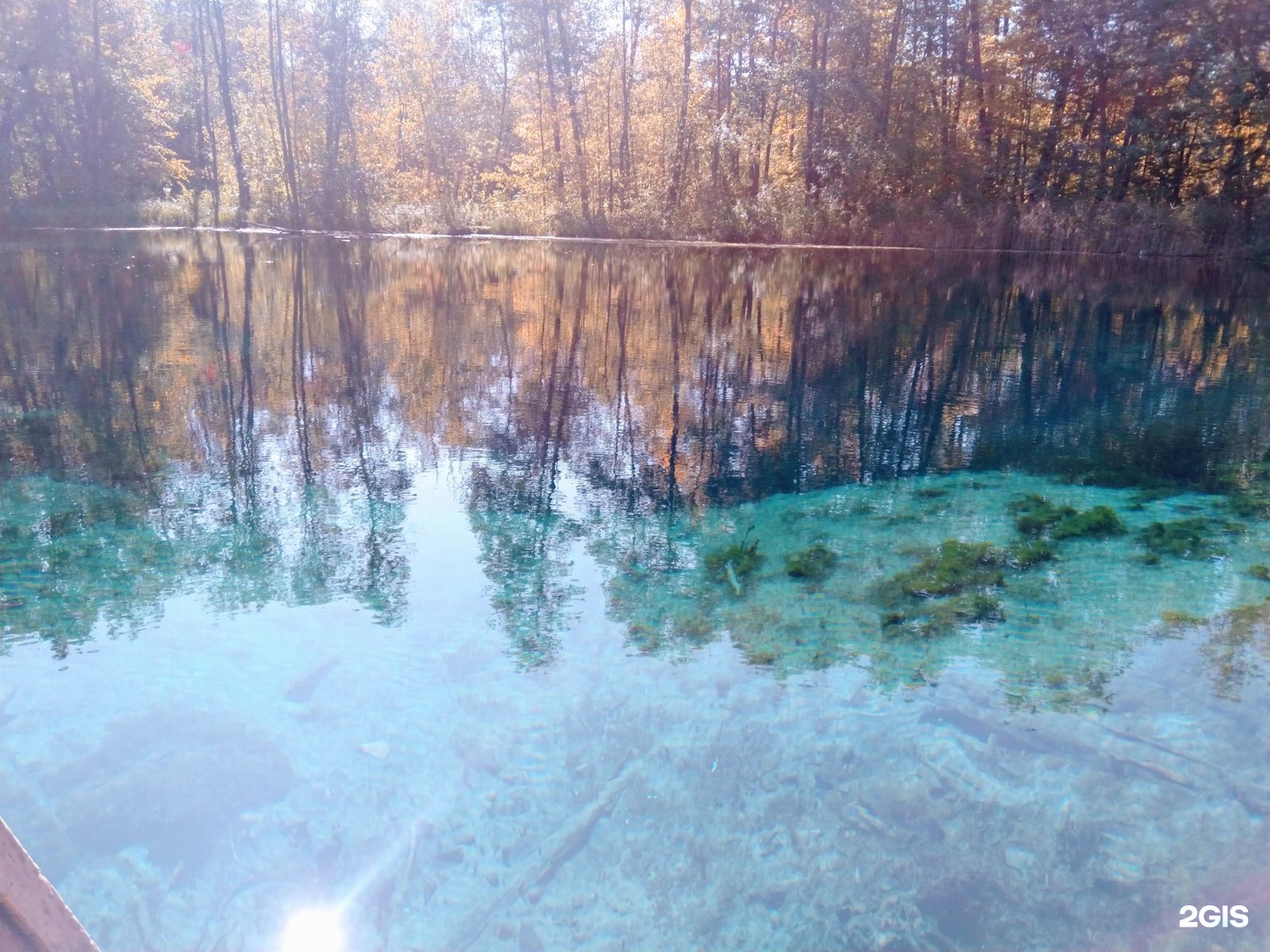 Голубое озеро Казань осенью