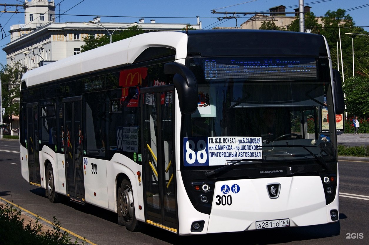 Маршрут 88 автобуса ростов на дону
