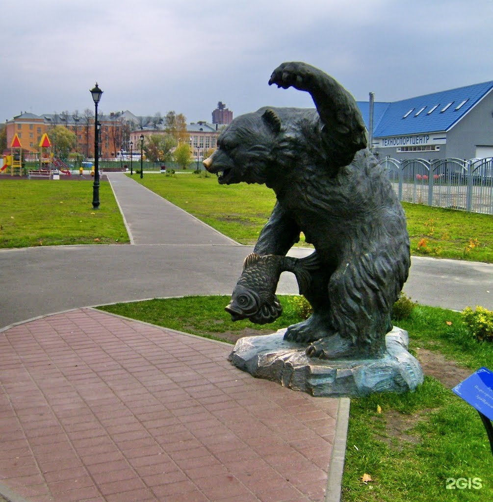 Парк тысячелетия Ярославль медведь