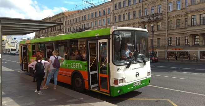 191 автобус в Санкт-Петербурге - маршрут на карте c …