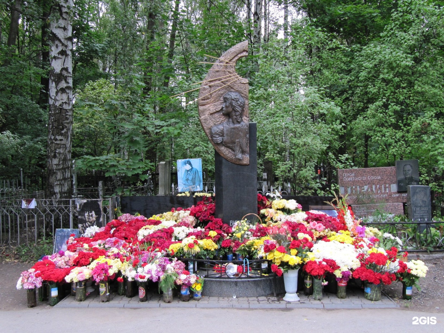 Богословское кладбище Виктор Цой