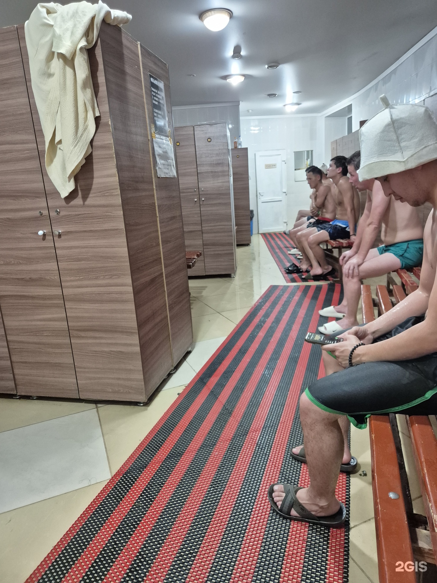 Общественная баня на дровах